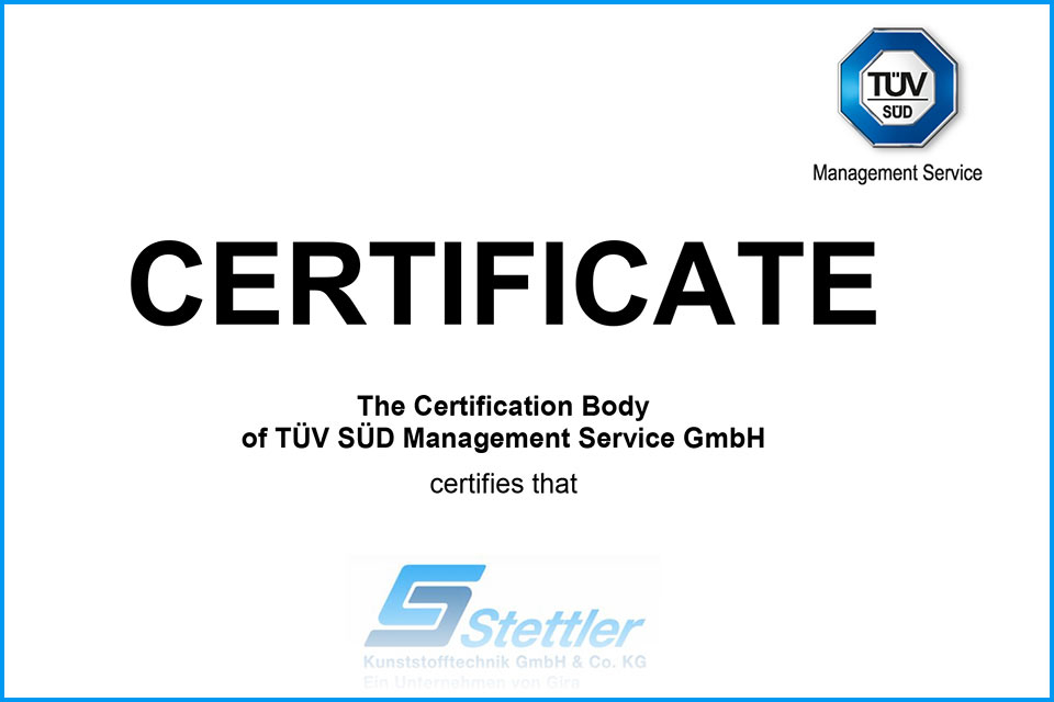 Überwachungsaudit ISO 9001 Stettler Tech 
